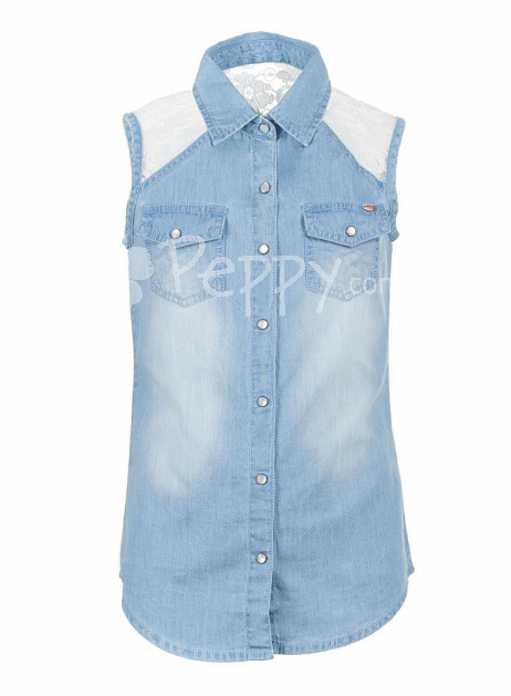 Детская джинсовая рубашка Tiffosi для девочки