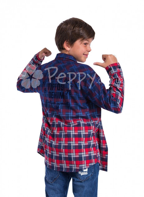 Детская баевая рубашка Tiffosi для мальчика