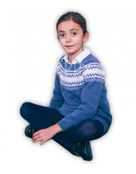 Дитячий вовняний светр  Dr.Kid  для дівчинки