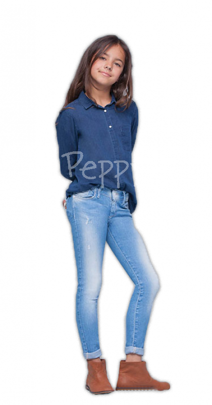Дитяча джинсова сорочка Tiffosi для дівчинки
