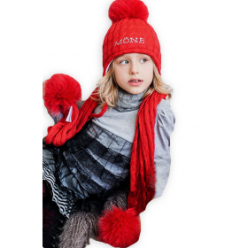 ÐиÑÑÑий набÑÑ Ñапка+Ñалик Mone Ð´Ð»Ñ Ð´ÑвÑинки